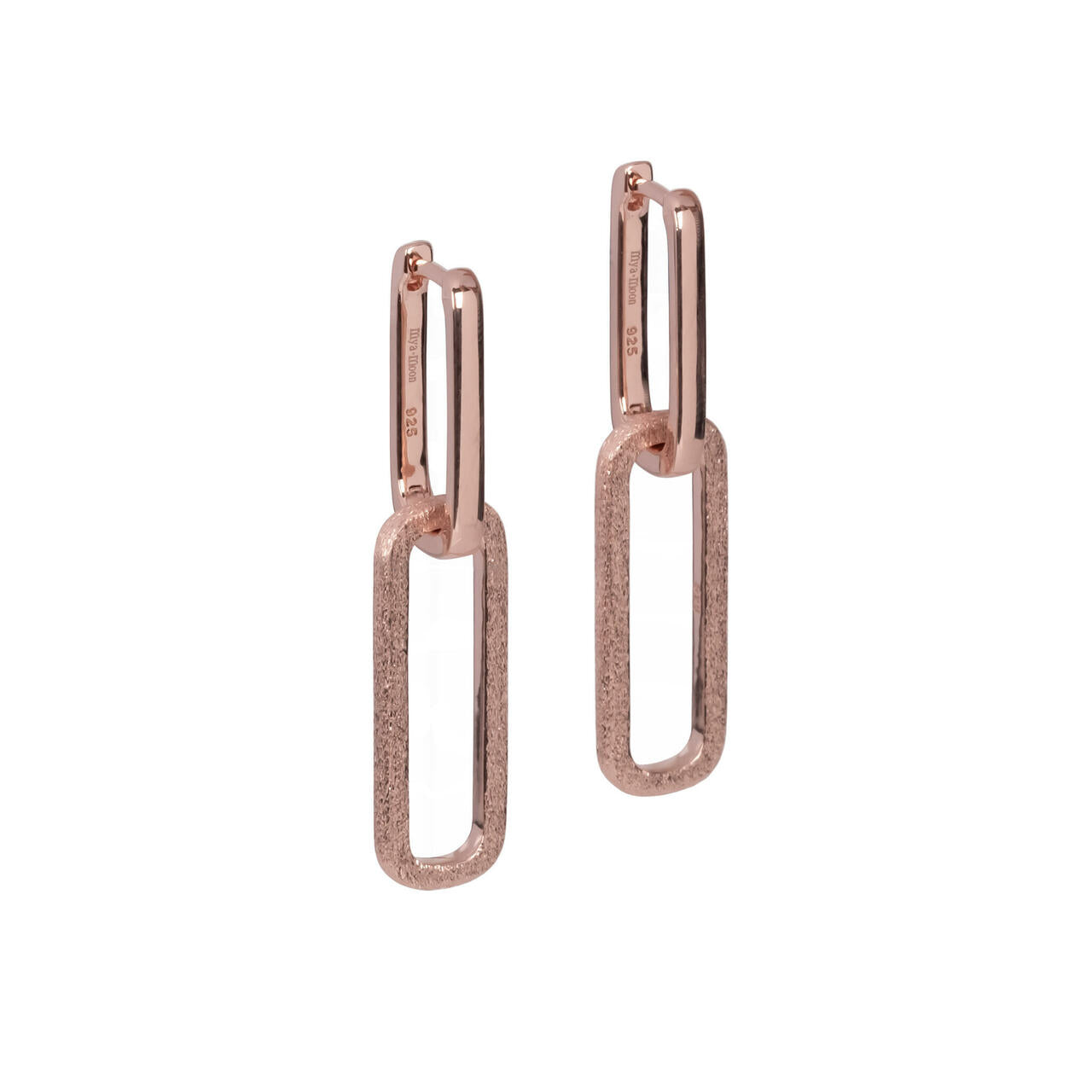 Boucles d'oreilles myamoon modèle Metropolitan Rebel or, vue alternative