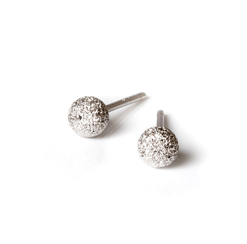 Boucles d'oreilles myamoon modèle Stardust Ball or rose et argent, vue produit