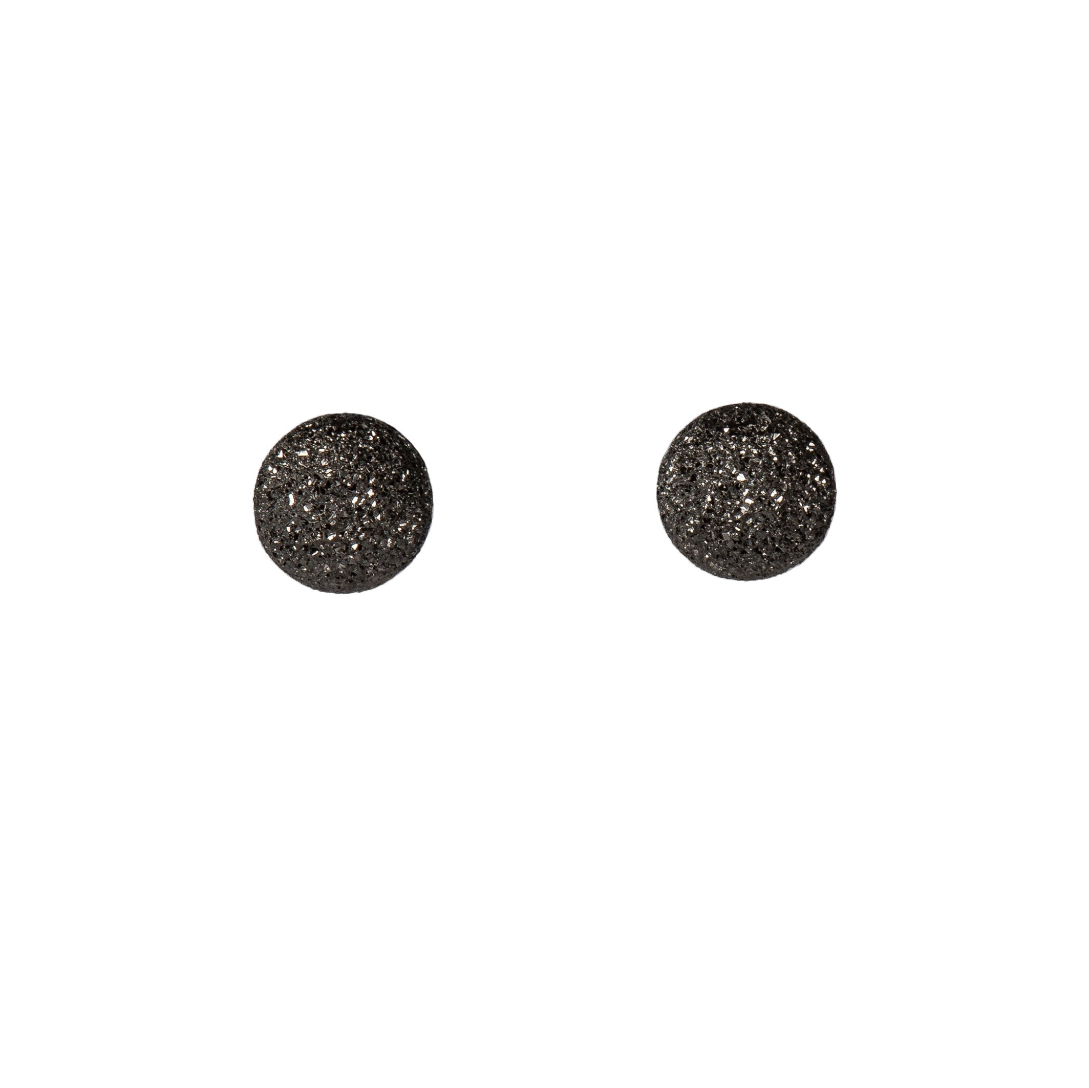 Boucles d'oreilles myamoon modèle Sugarball noir, vue finale