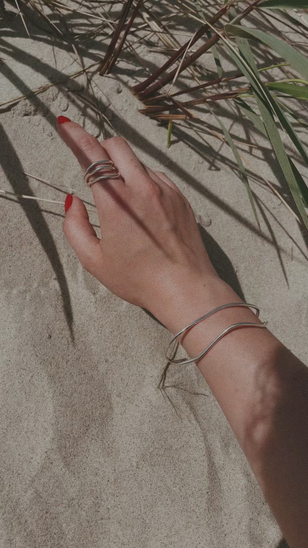 Bague Reef Break Wave NO MORE en argent, vue produit