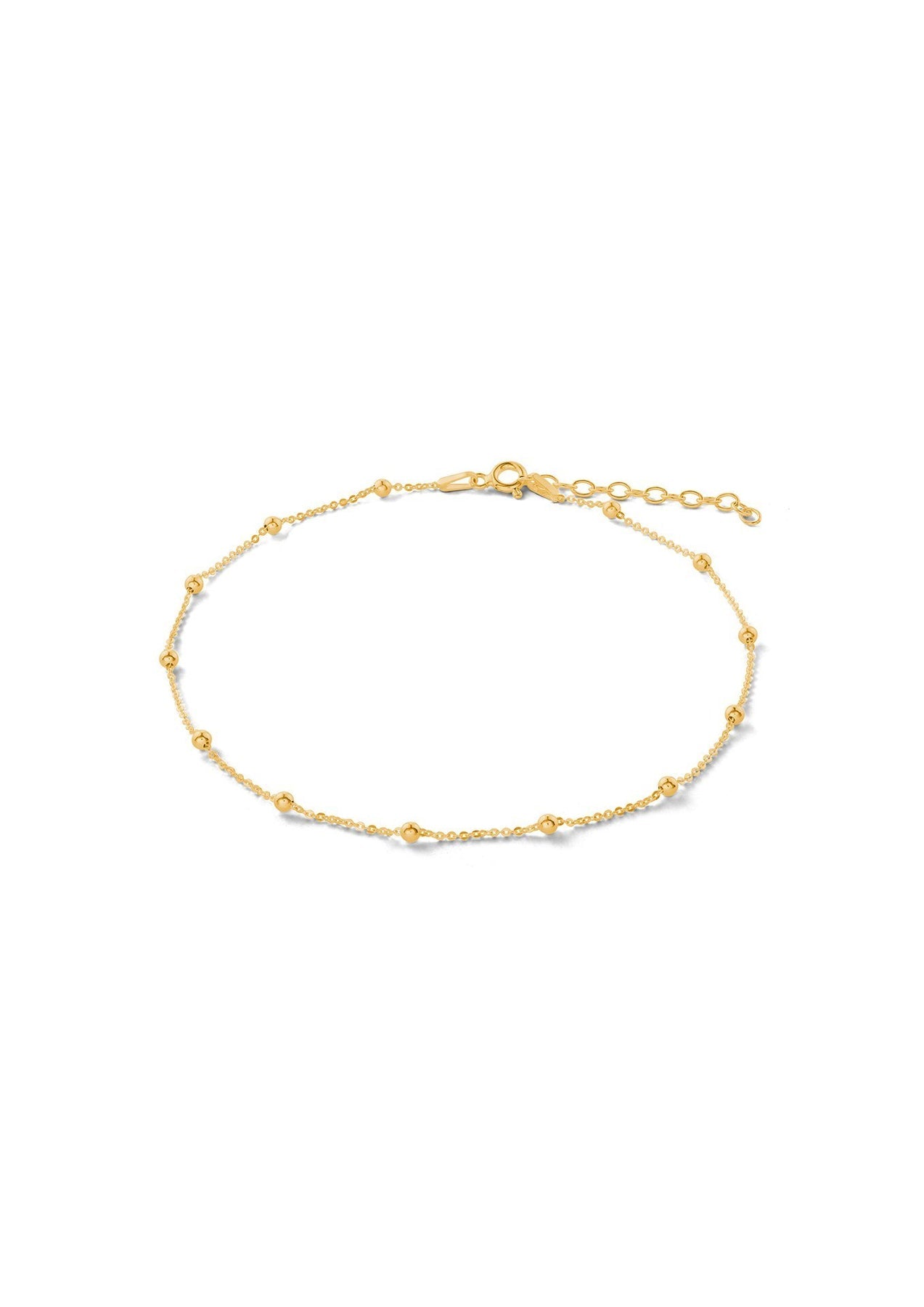 Bracelet de cheville Mini Bubble NO MORE en plaqué or, vue alternative