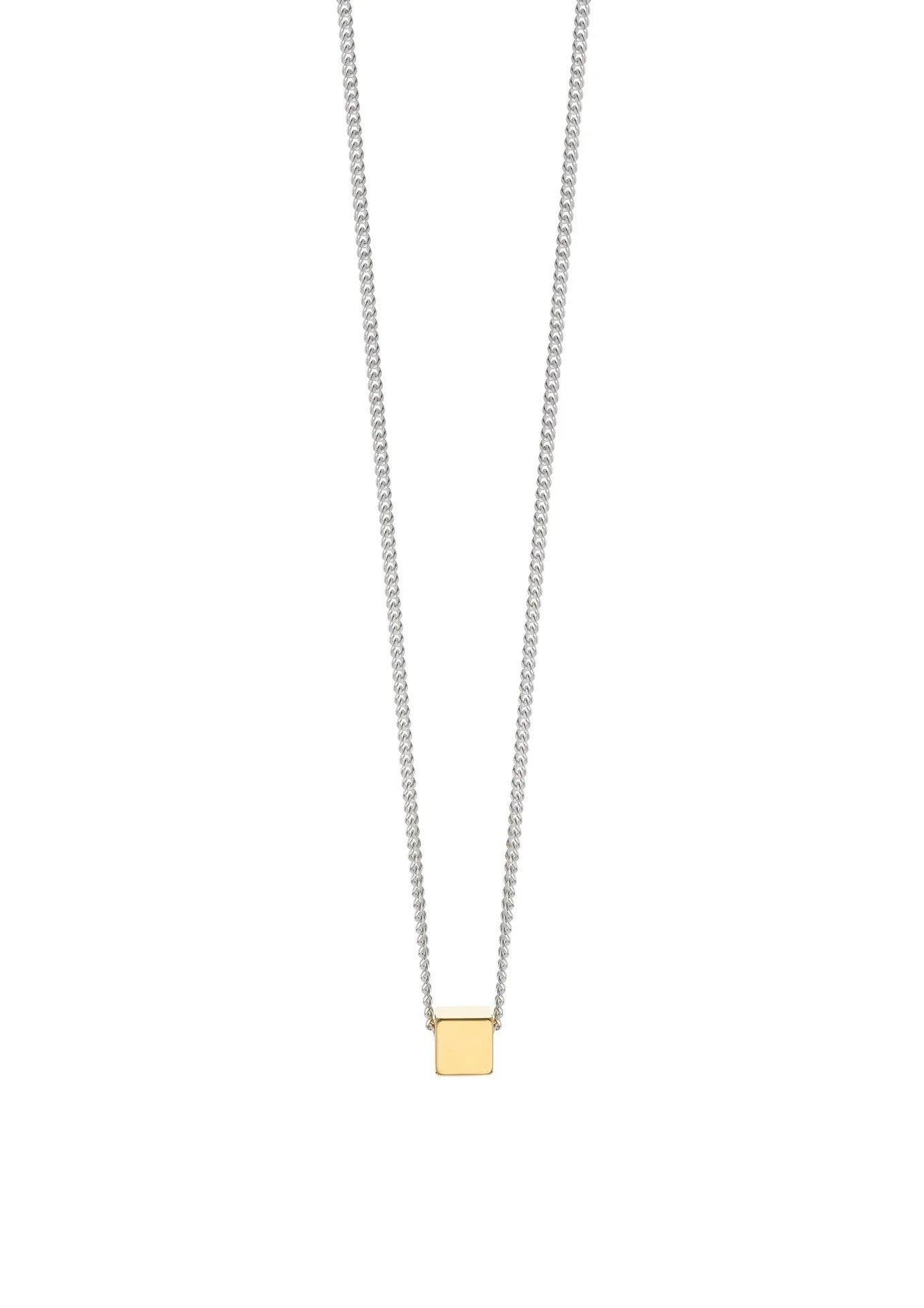 Collier Box NO MORE en plaqué or, vue alternative