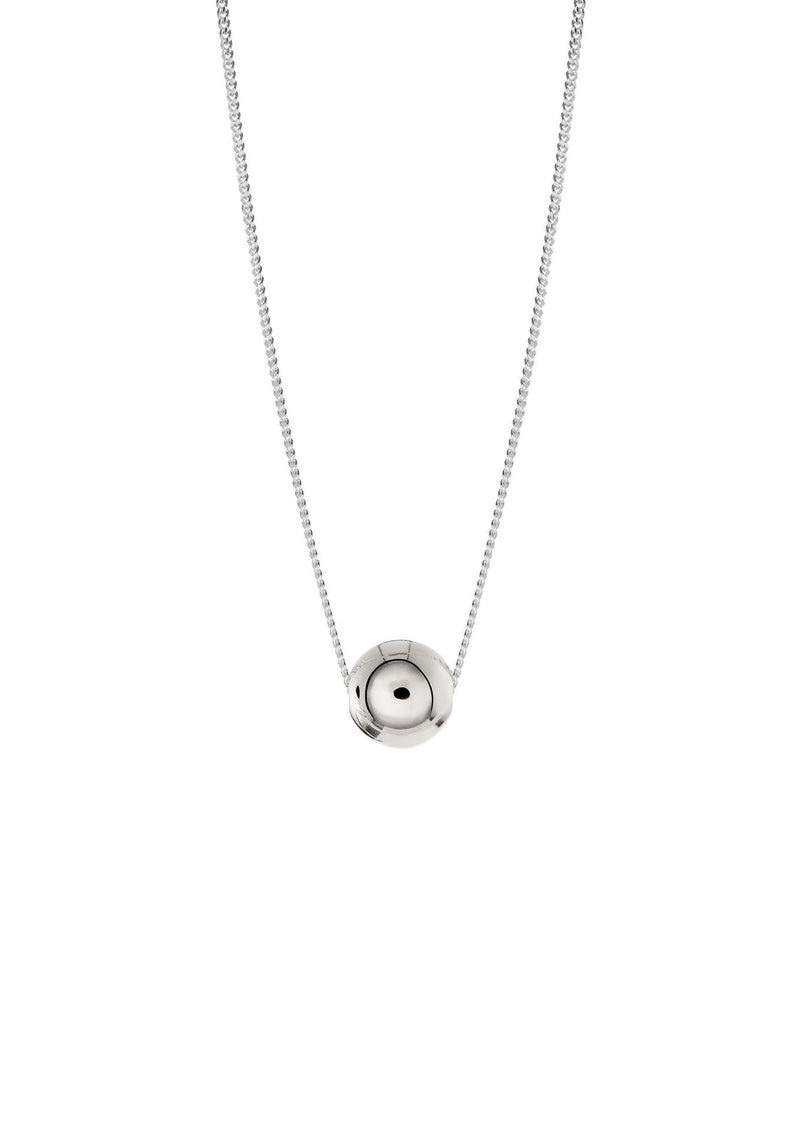 Collier Bubble NO MORE en argent sterling, vue détaillée