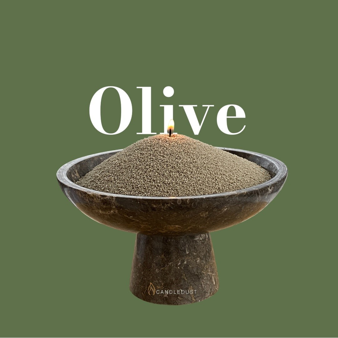 Olive Green Unscented Candle Sand Refill, 1kg