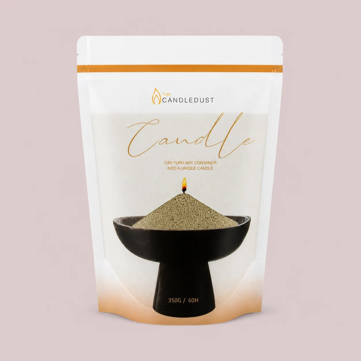 Olive Green Unscented Candle Sand Refill, 350g