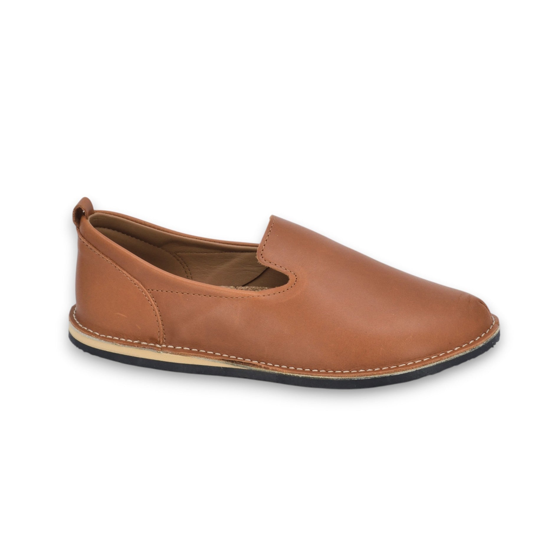 Chaussures TOKU London en cuir marron clair classique, vue alternative