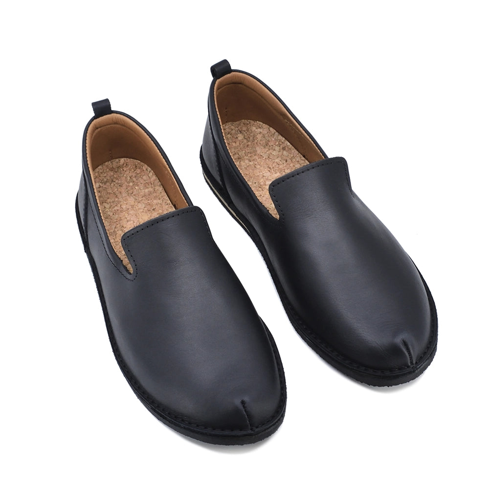 Chaussures TOKU London en cuir noir classique, vue alternative carrée