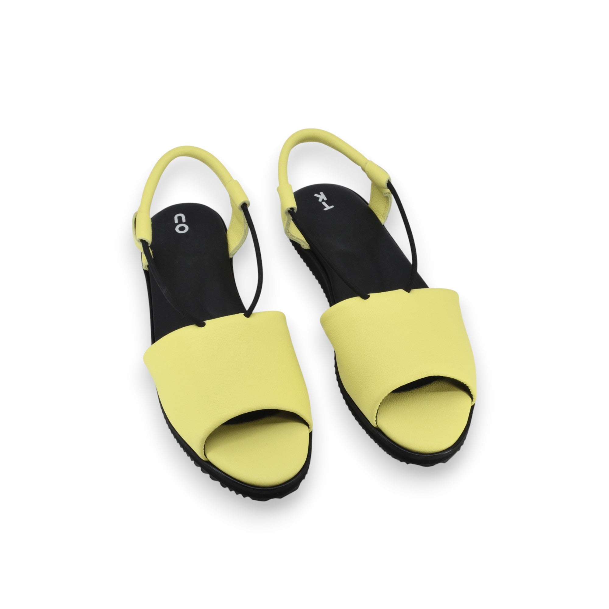 Sandales TOKU Berlin coloris jaune citron vert, vue alternative