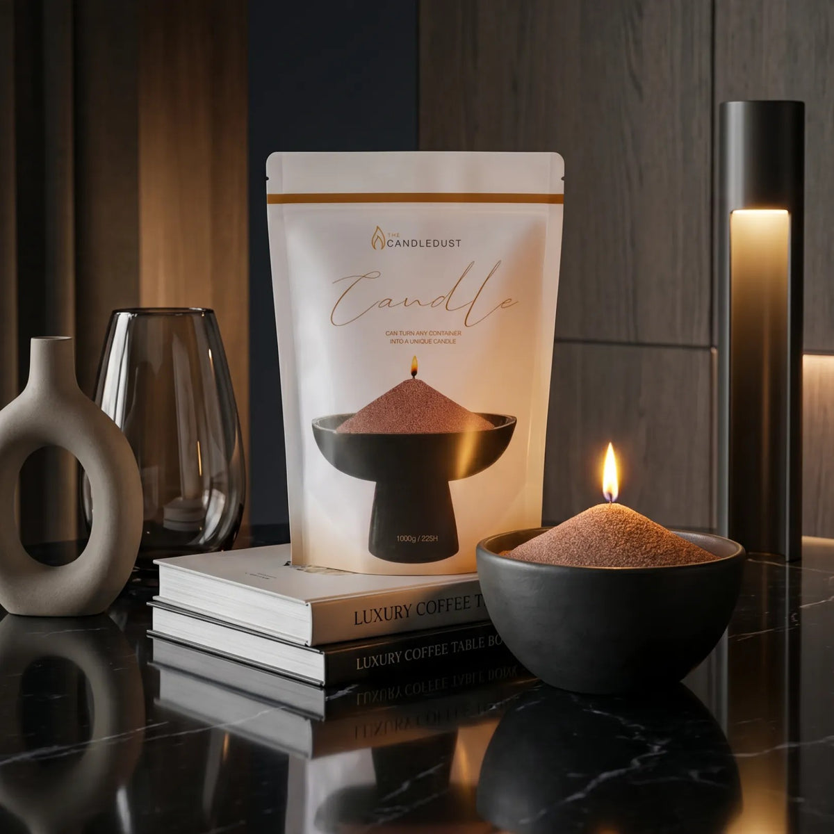 Pecan Unscented Candle Sand Refill, 1kg