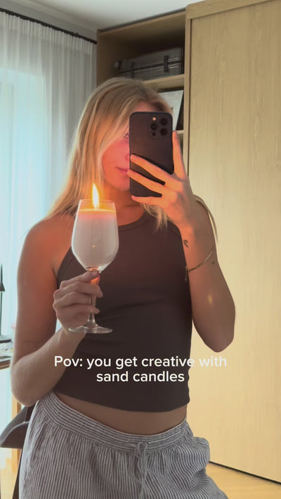 Pas besoin de bougeoir ! Utilise le récipient de ton choix.