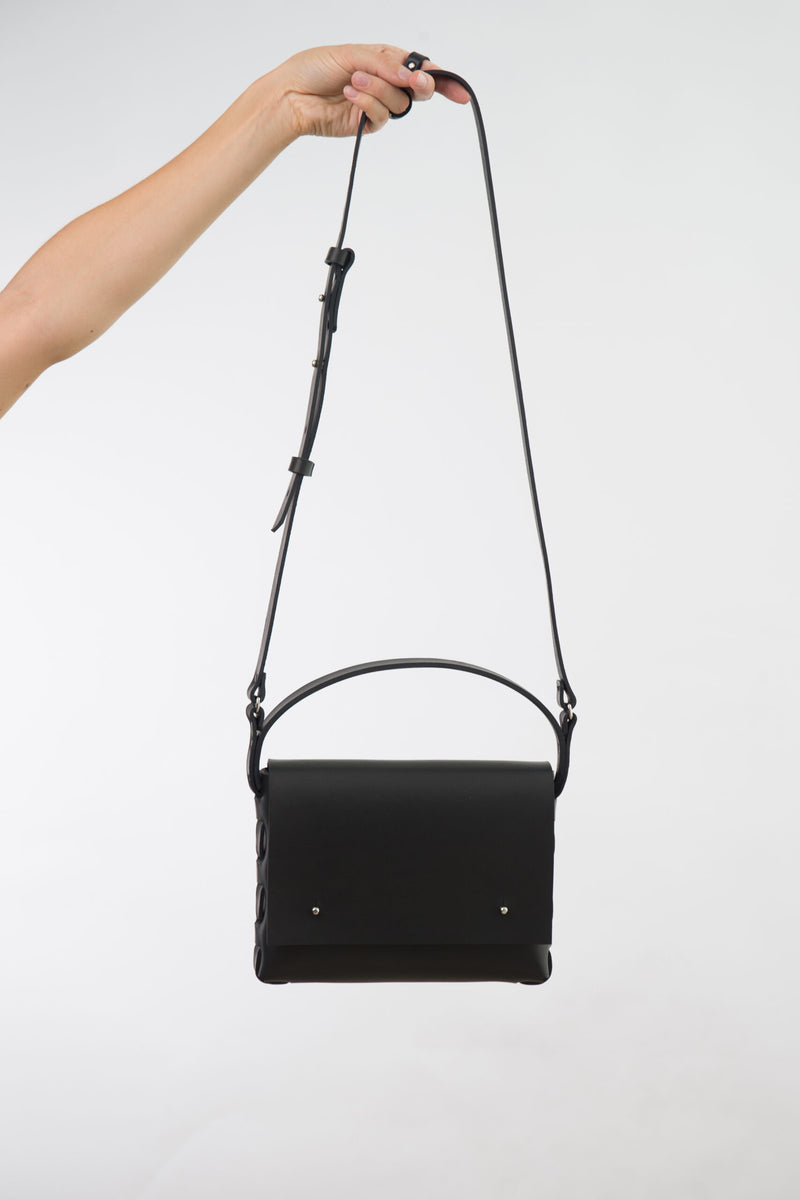 Sac à main Agatha en cuir, vue de profil