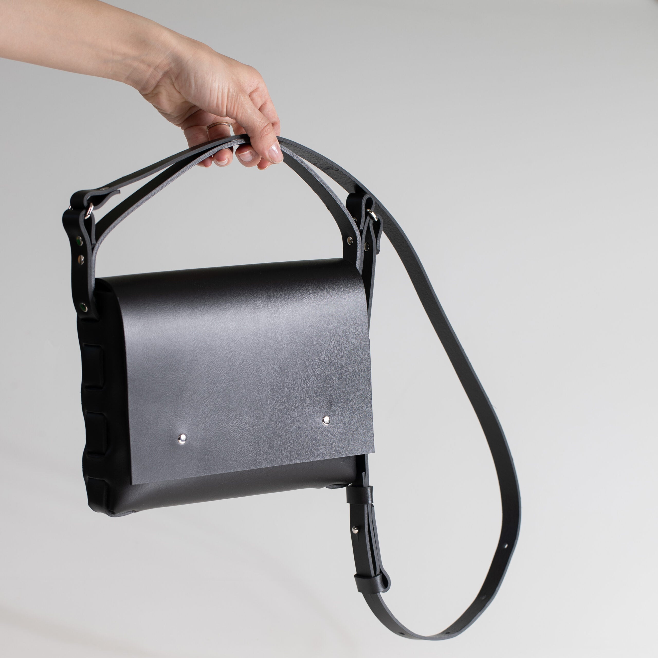 Sac à main Agatha en cuir, vue produit complète