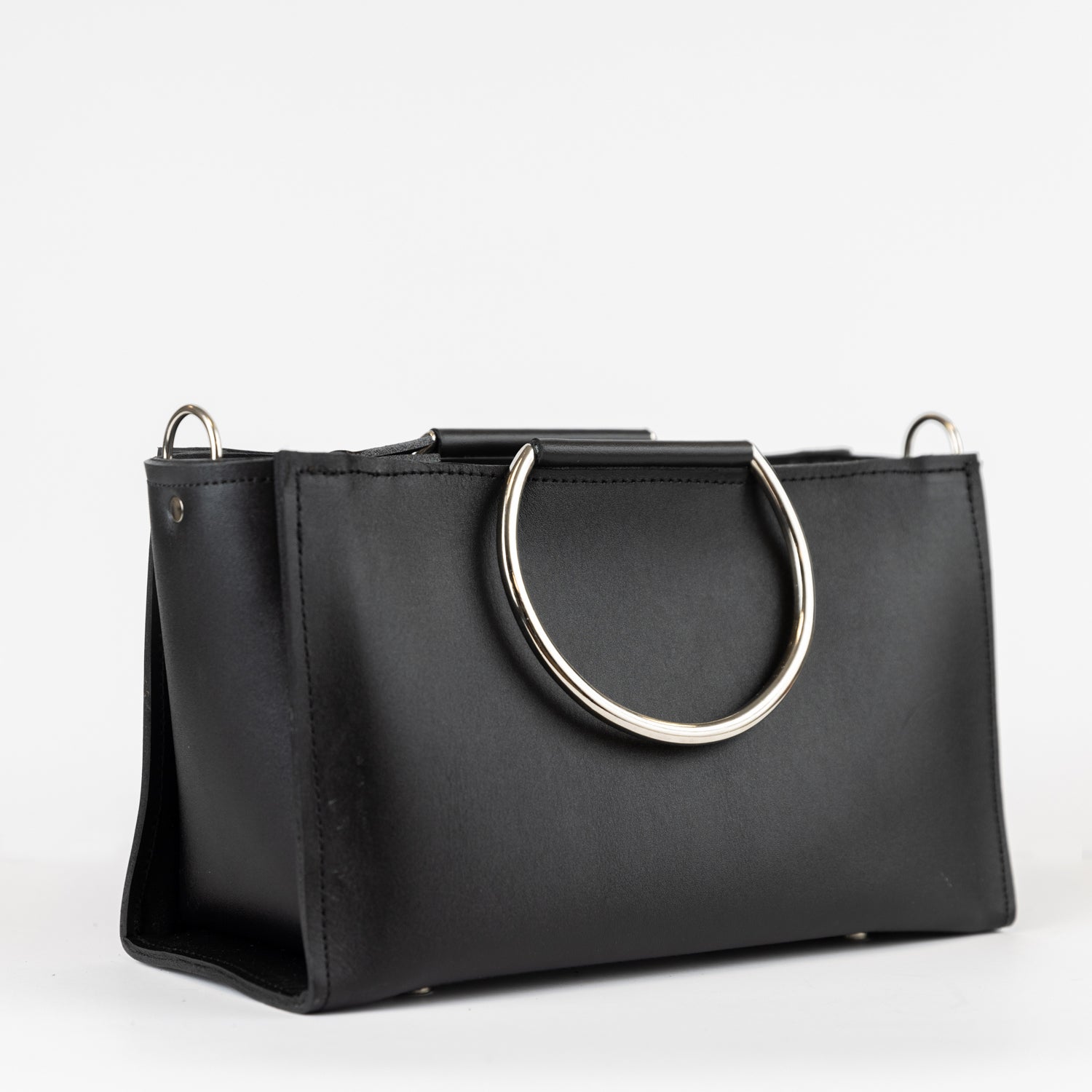Sac à main PYKOK Maria Mini en cuir, vue verticale