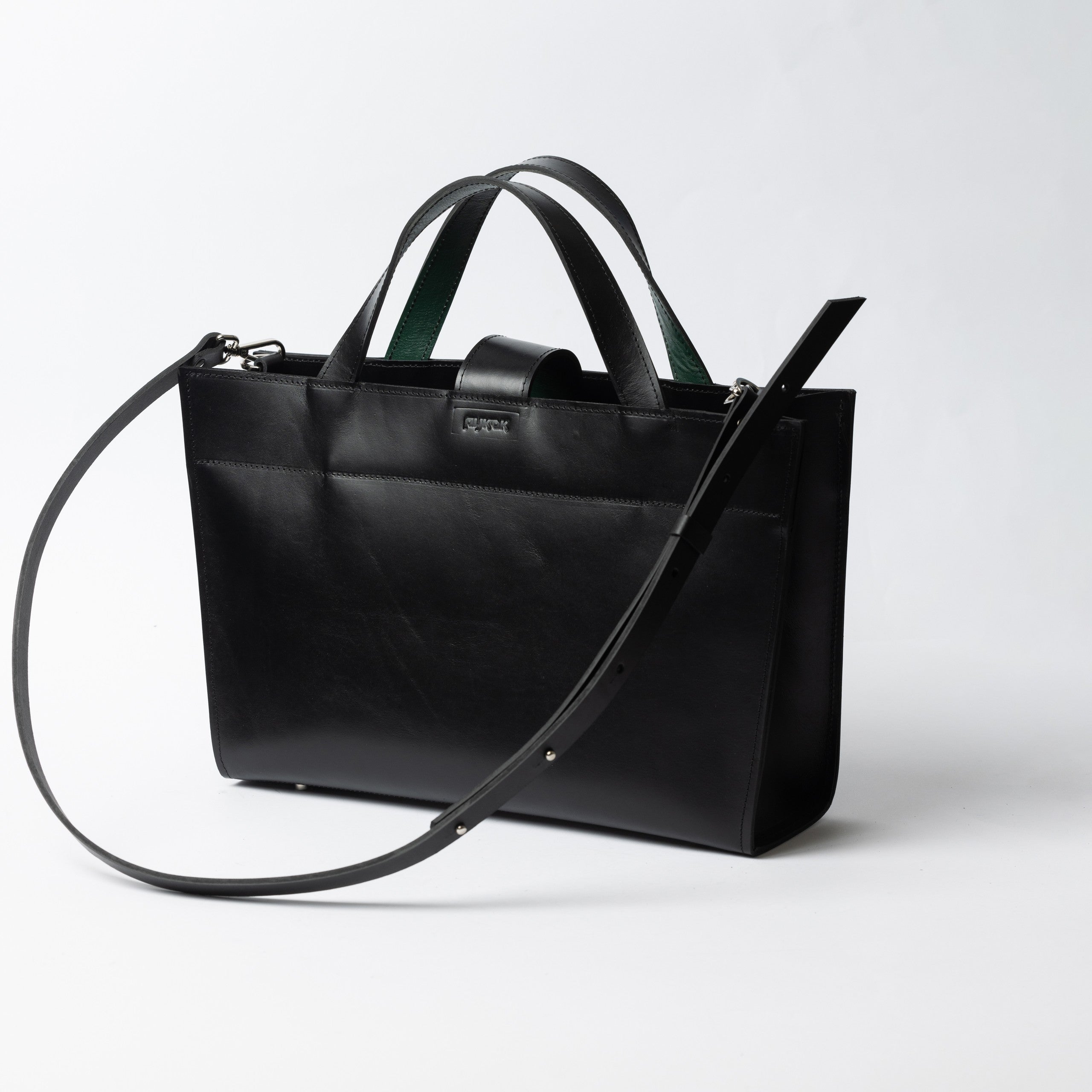 Sac à main Monika en cuir, vue détaillée