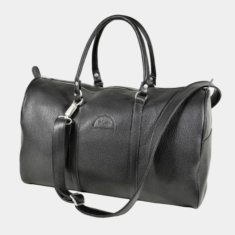 Leather Travel Bag 20L - Black
