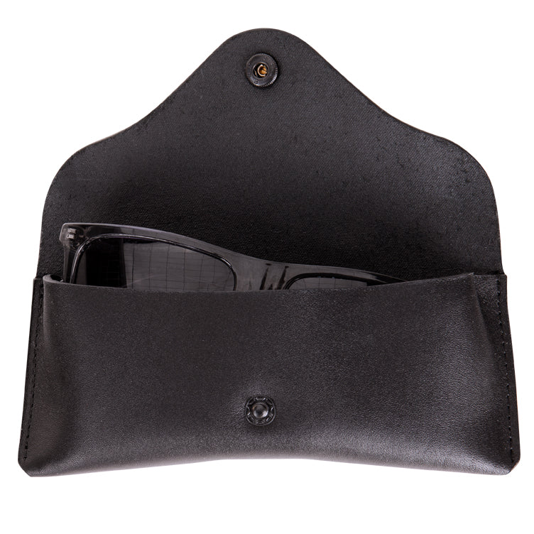 Étui à lunettes en cuir, vue produit