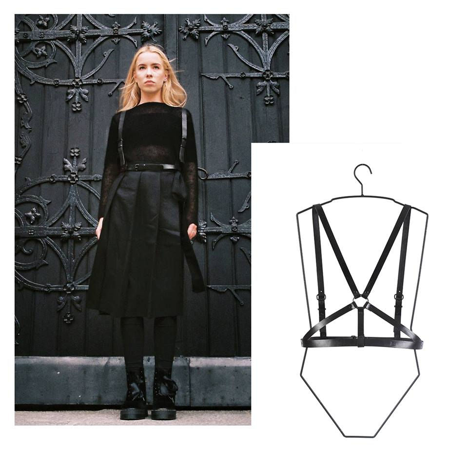 Harnais corporel modèle No 6 en cuir, vue alternative