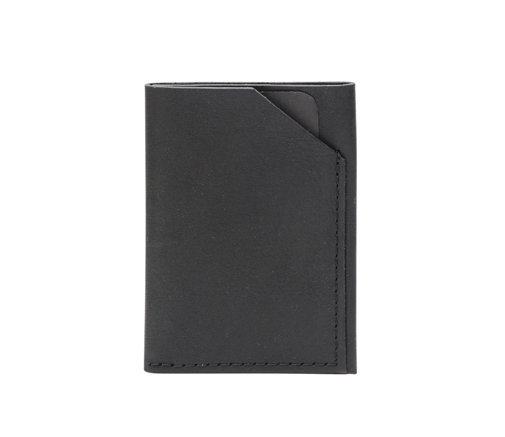 Porte-cartes en cuir à double compartiment, vue finale