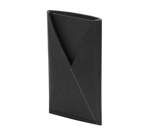 Porte-cartes fin en cuir, vue finale