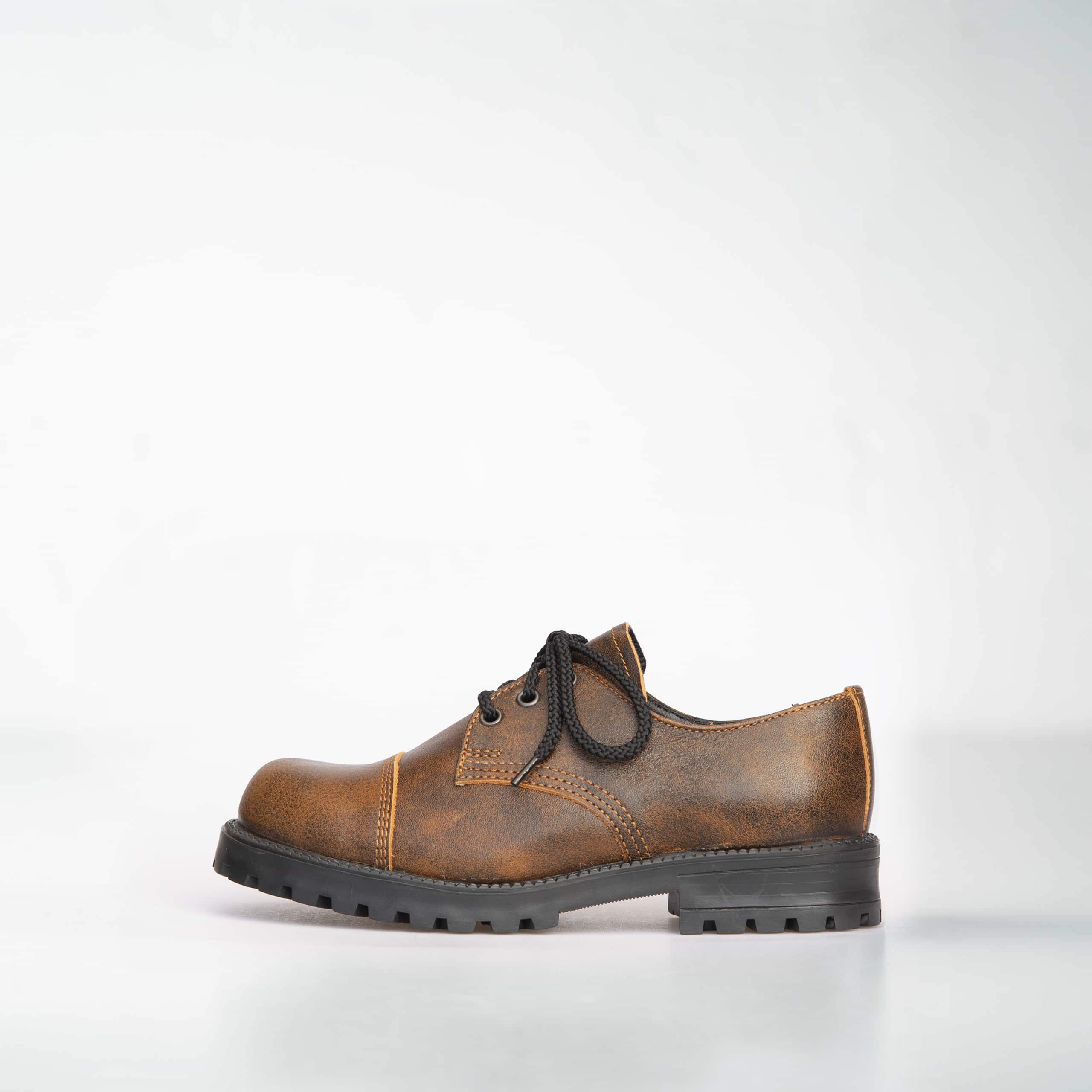 Chaussures en cuir brun clair fait main, vue principale