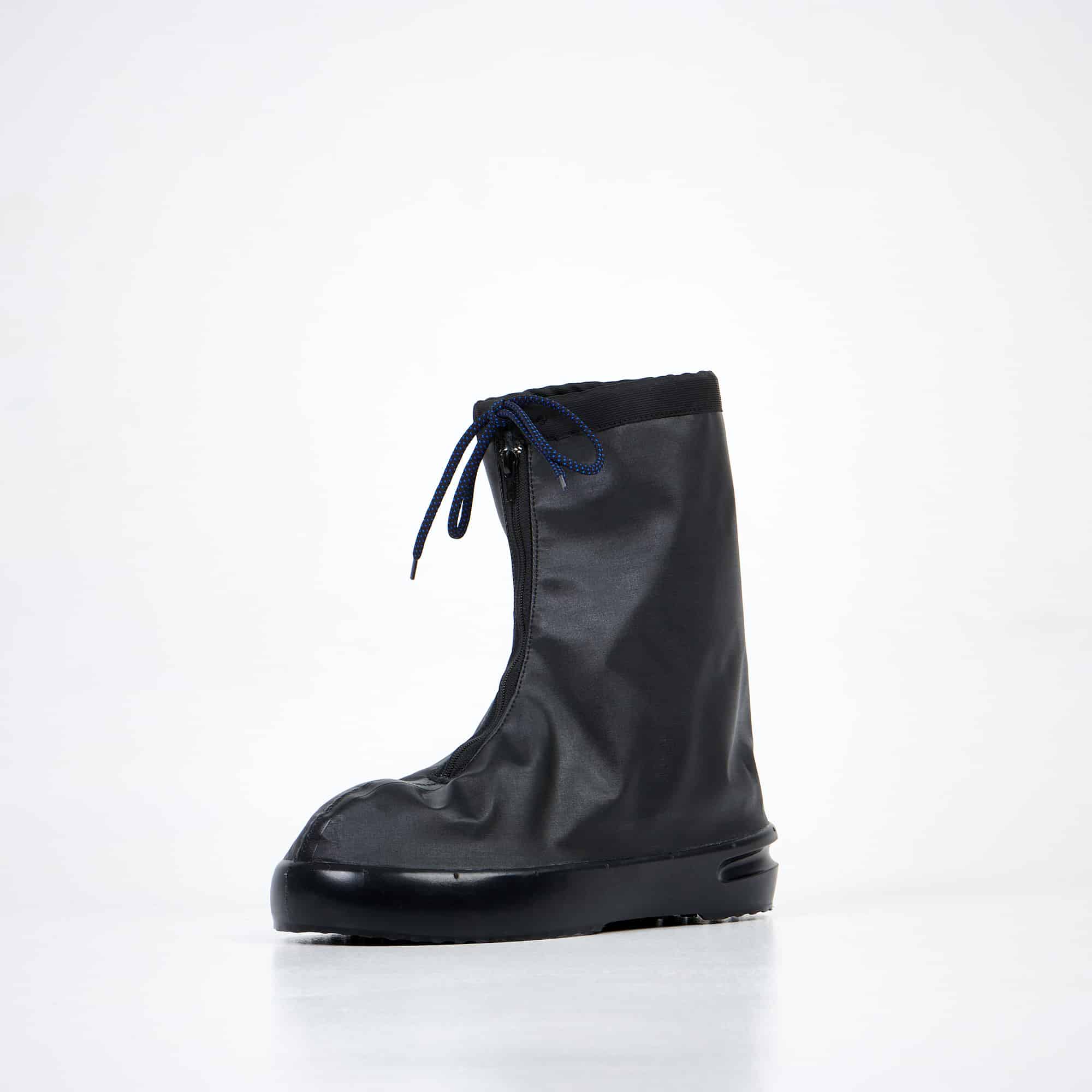 Sur-bottes en tricot main à motifs géométriques LeGarage Knitwear, vue d'ensemble