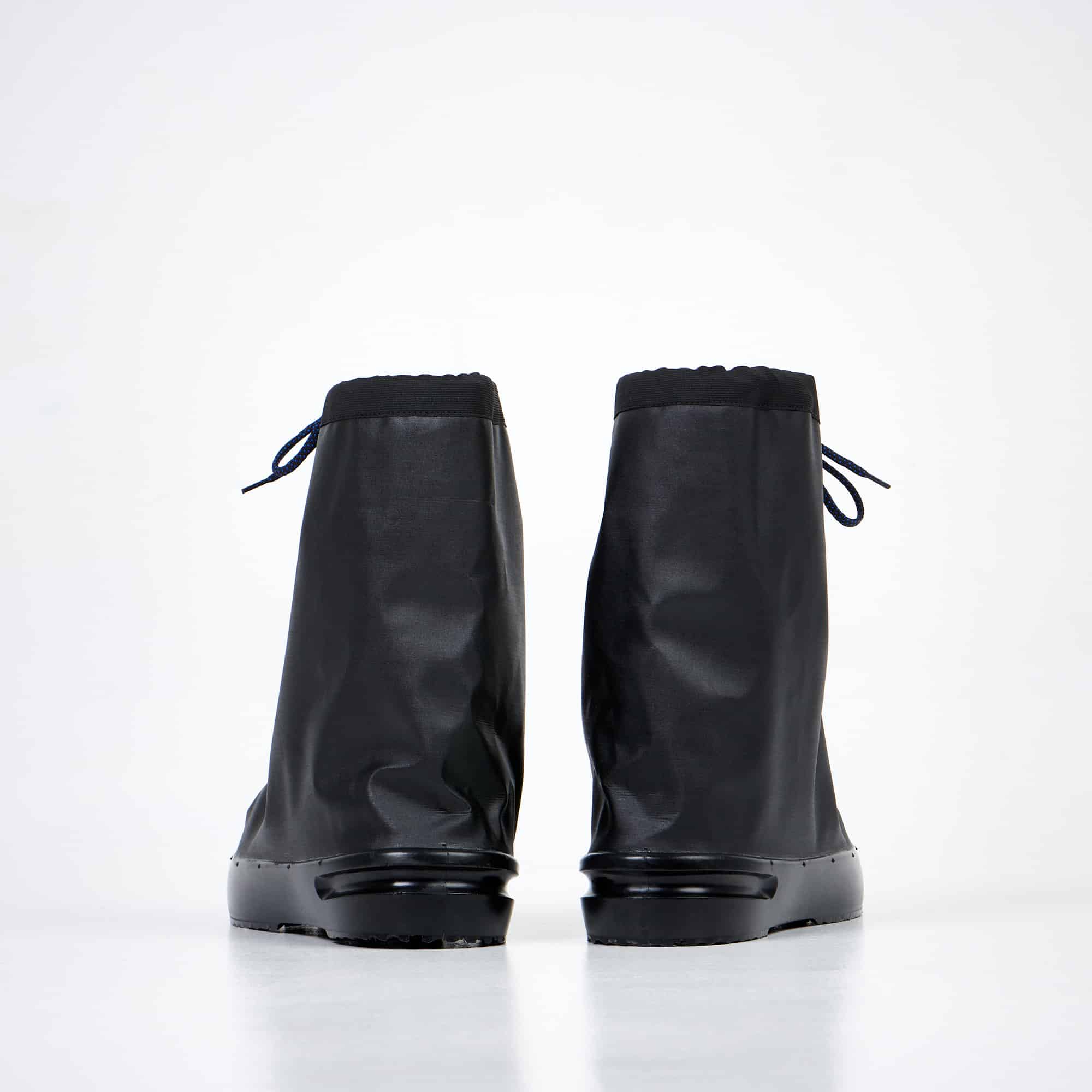 Sur-bottes en tricot main à motifs géométriques LeGarage Knitwear, troisième vue