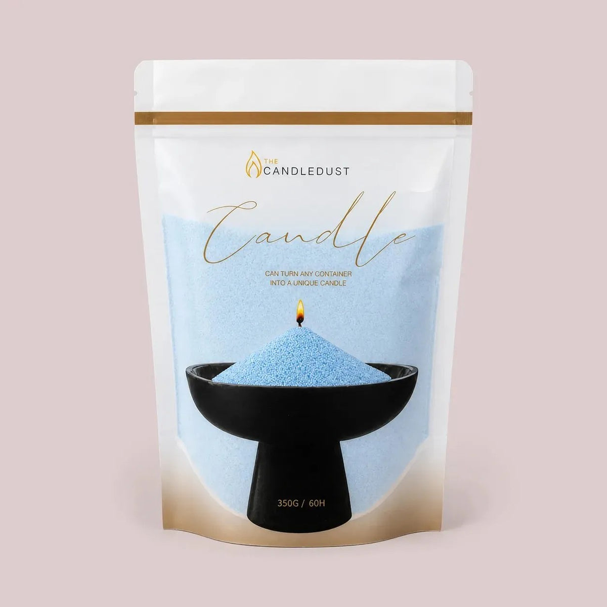 Sky Blue Unscented Candle Sand Refill, 350g