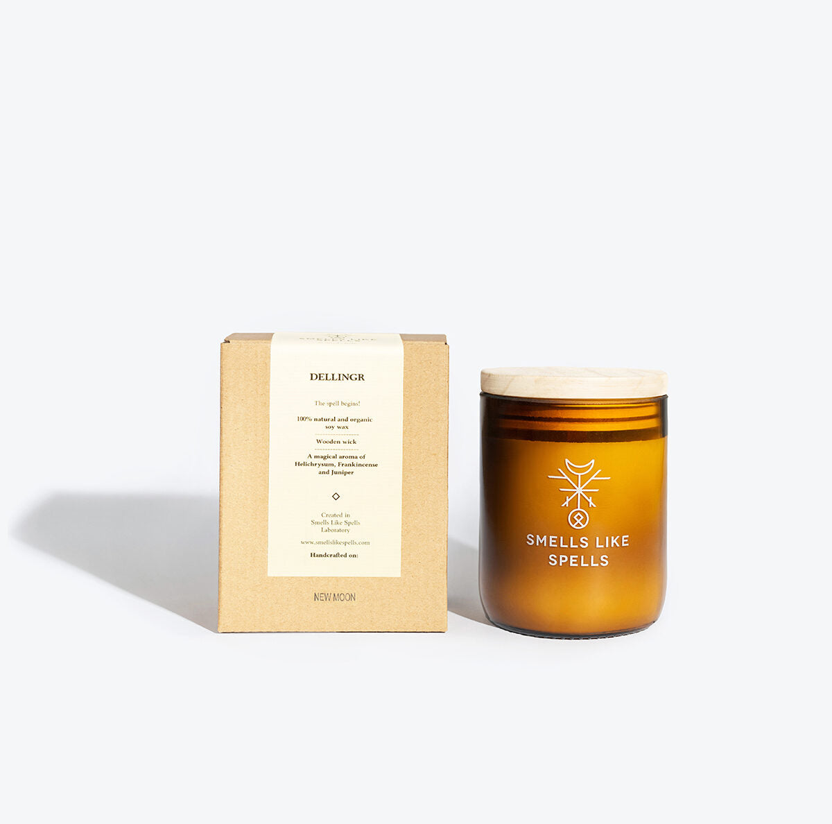 Bougie parfumée Smells Like Spells Dellingr, vue détaillée
