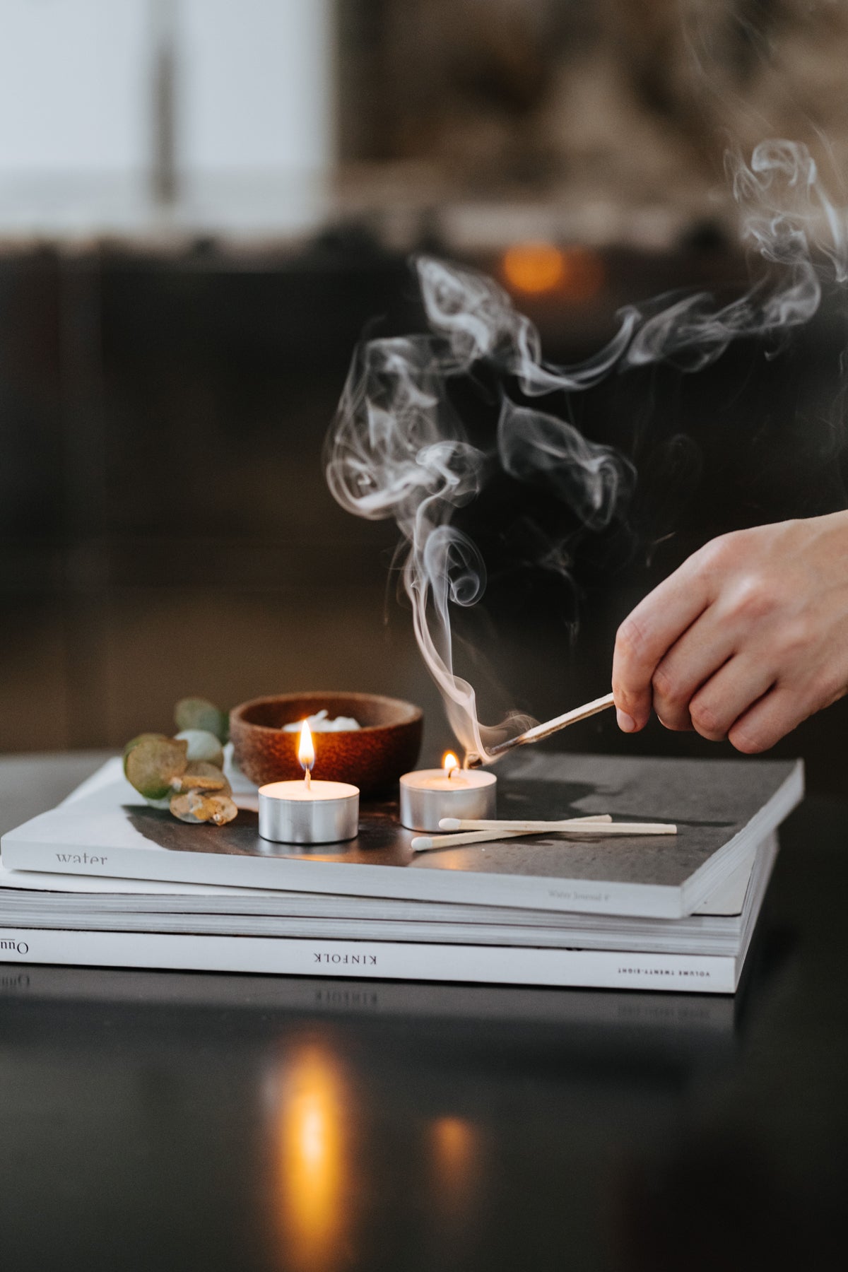 Bougies chauffe-plat Smells Like Spells, vue lifestyle décor ambiance détaillée