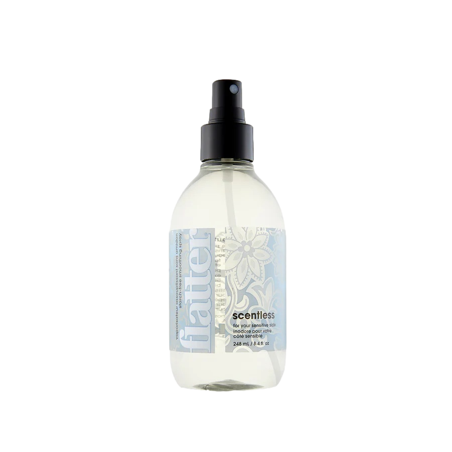 Spray lissant Soak Flatter Scentless 248 ml sans amidon ni parfum