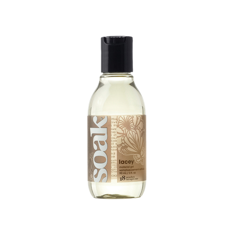 Lessive Soak Lacey 90 ml sans rinçage premium, parfum dentelle 18 lavages