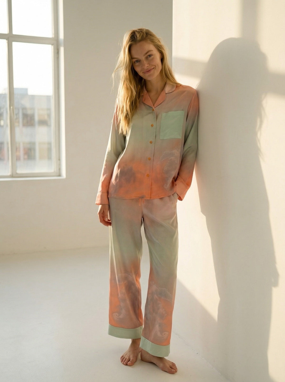 Tæwas Silk Pyjamas – Sunset
