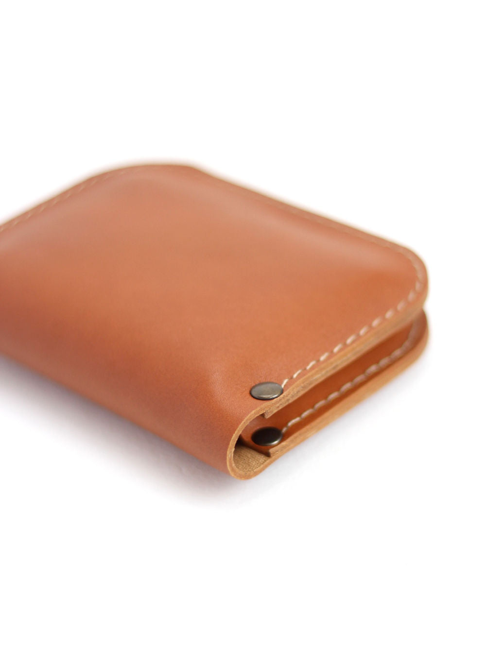 Portefeuille SUNDAY TOKS VISOKS en cuir caramel, vue arrière