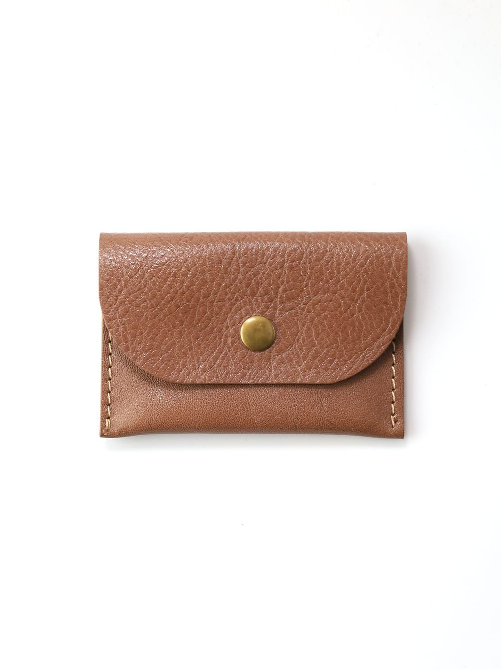 Portefeuille WEEKEND TOKS VISOKS en cuir cappuccino, quatrième vue souple