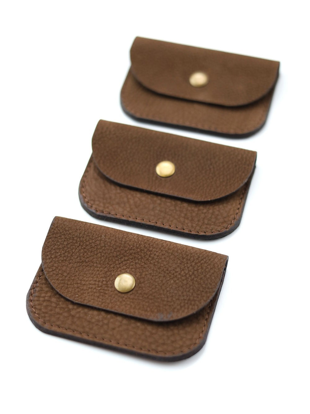 Portefeuille WEEKEND TOKS VISOKS en nubuck brun, deuxième vue veloutée