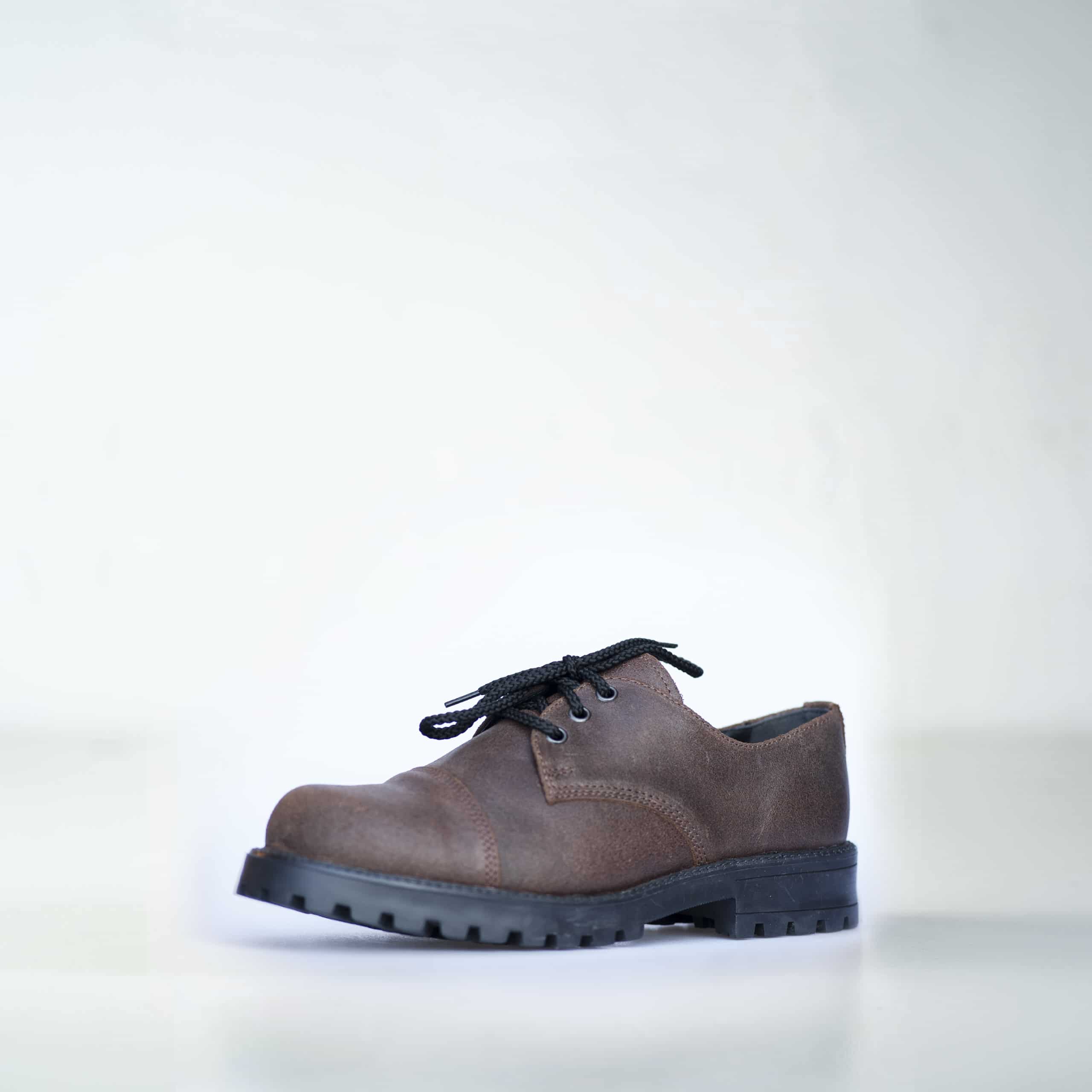 Chaussures OmaKing en cuir marron foncé, vue alternative
