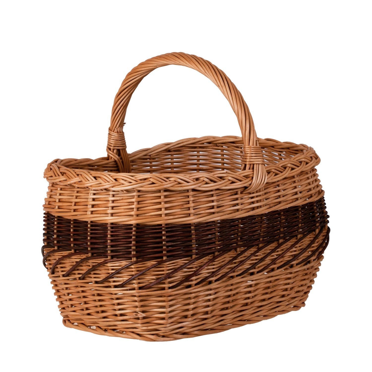 Panier de course en osier à anses modèle Walburga, vue alternative